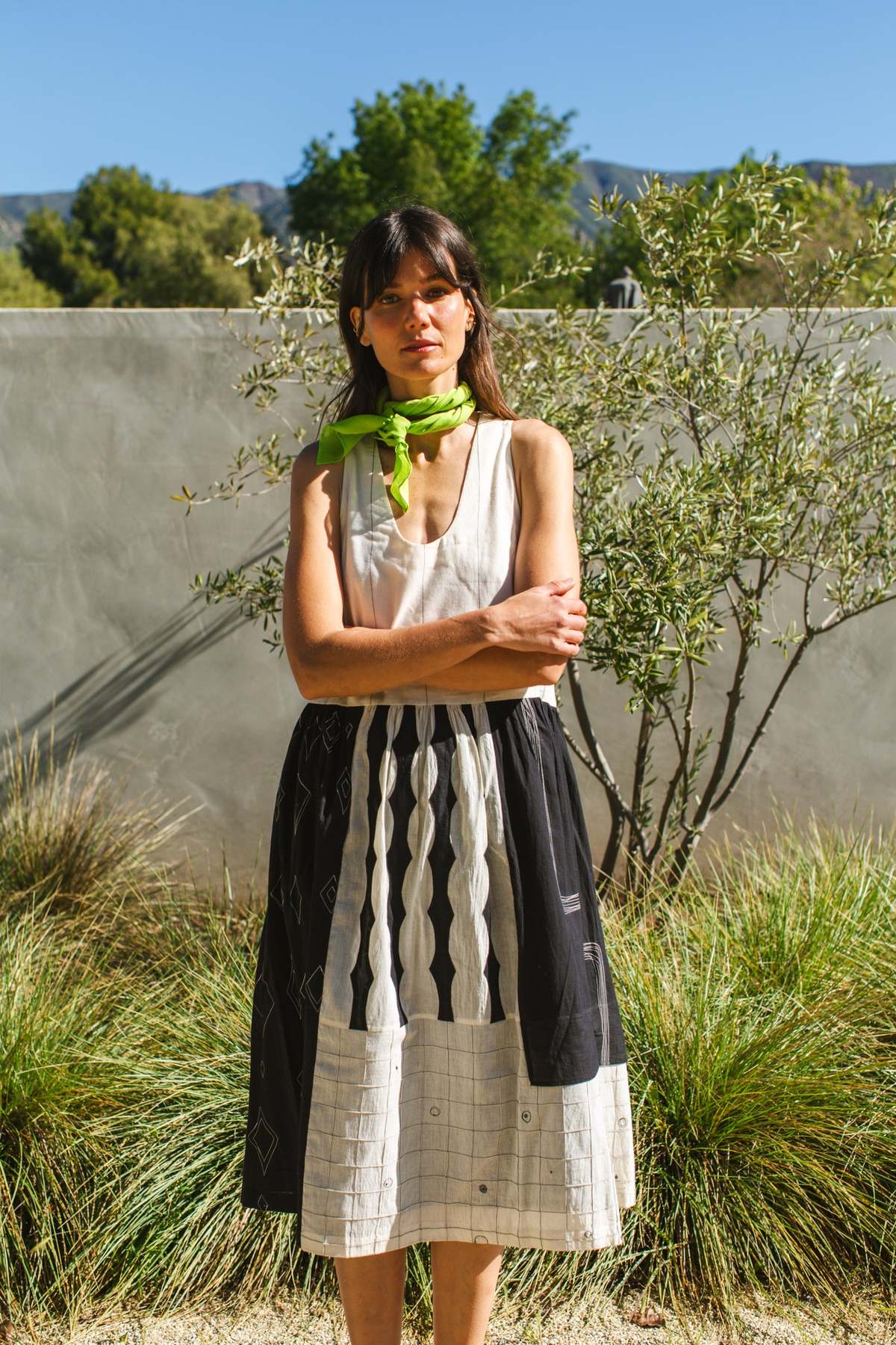 World of Crow Joan Dress - Black/White - Image 3 of 11