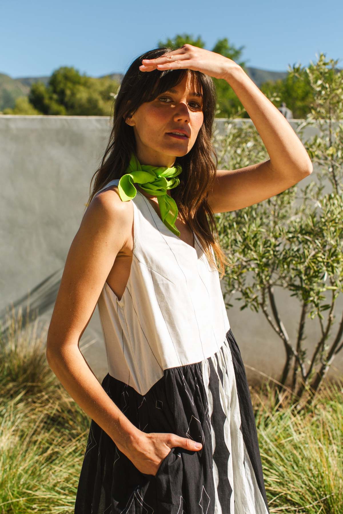 World of Crow Joan Dress - Black/White - Image 5 of 11