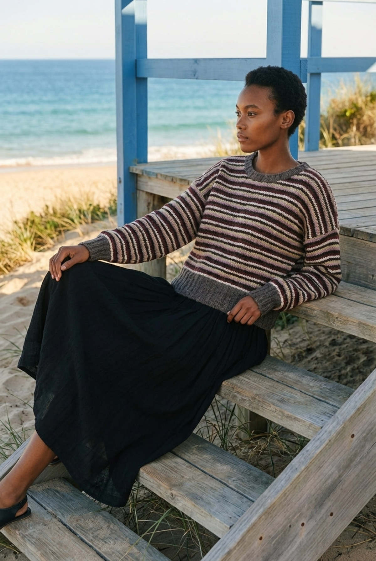 World of Crow The Nightstripe Sweater - Image 4 of 9