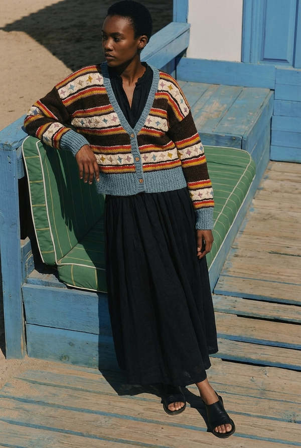 World of Crow Startrail Cardigan