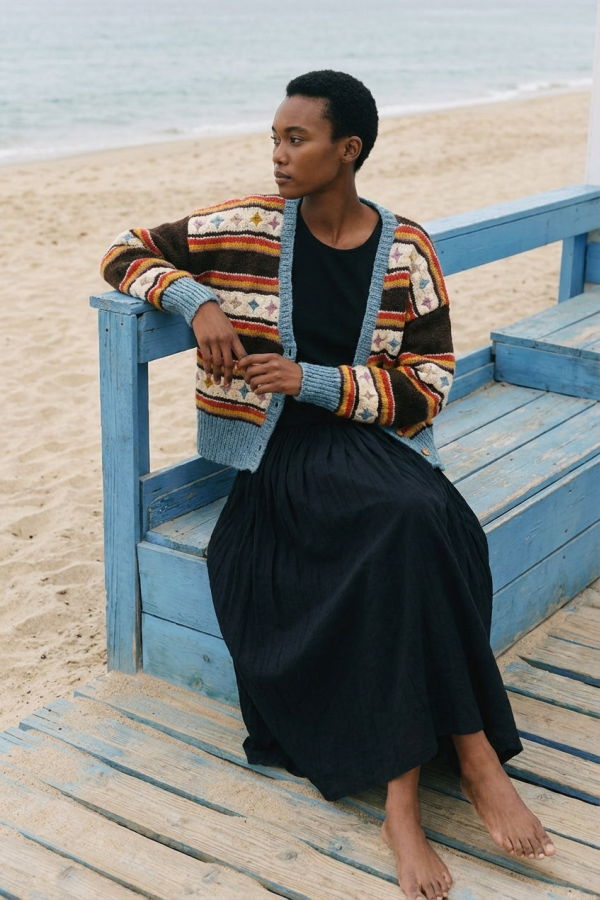 World of Crow Startrail Cardigan