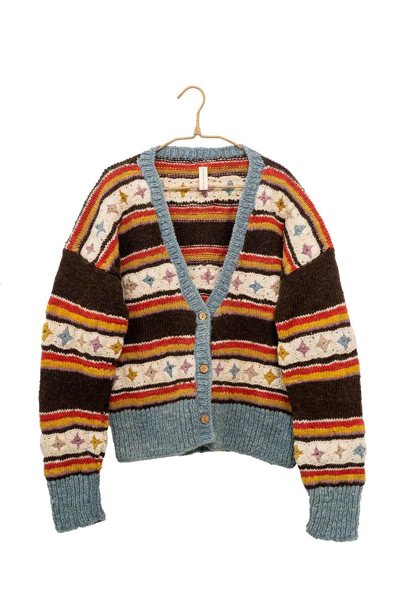 World of Crow Startrail Cardigan