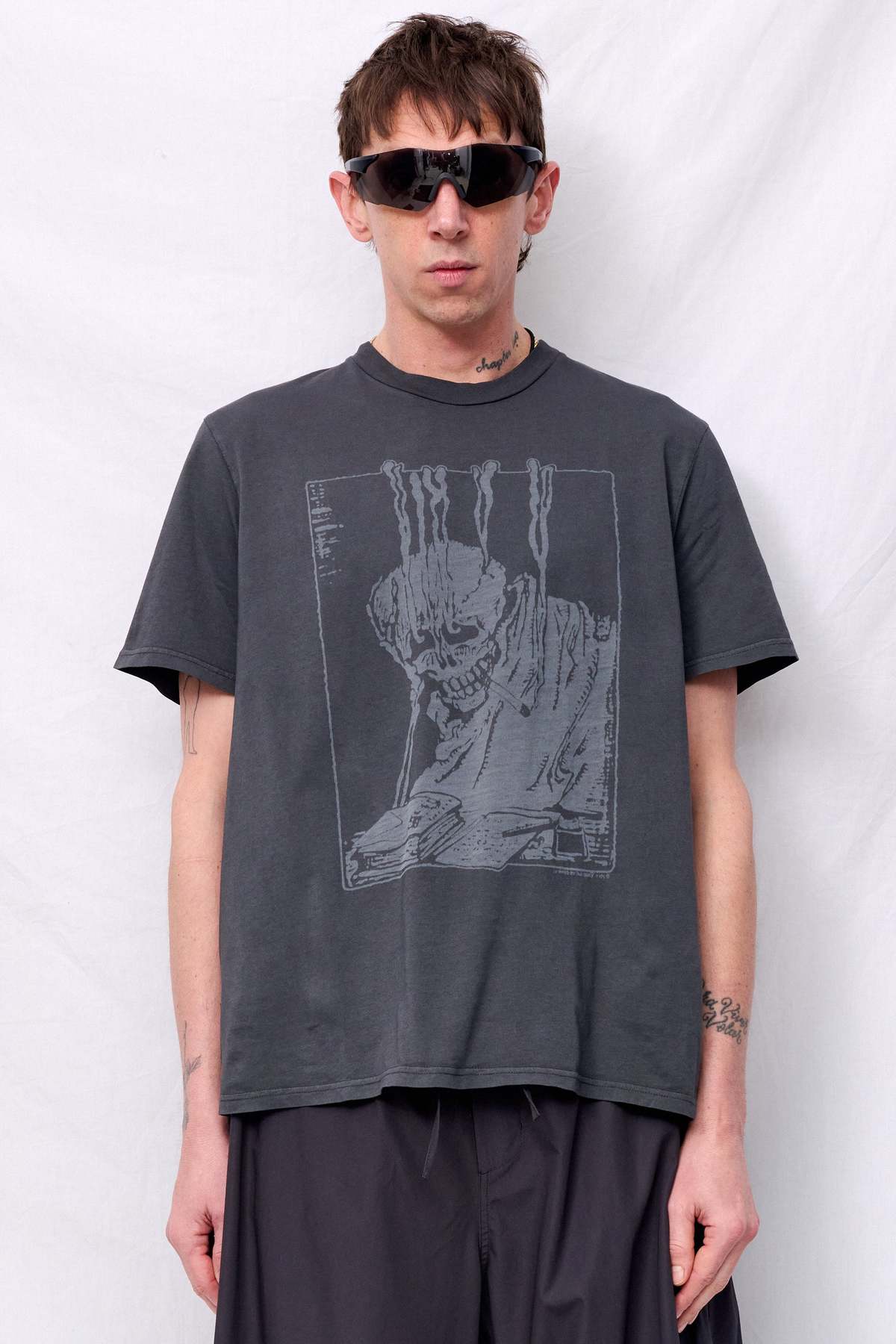 Our Legacy Angry Fan Mail Print Box T-Shirt - Image 1 of 4