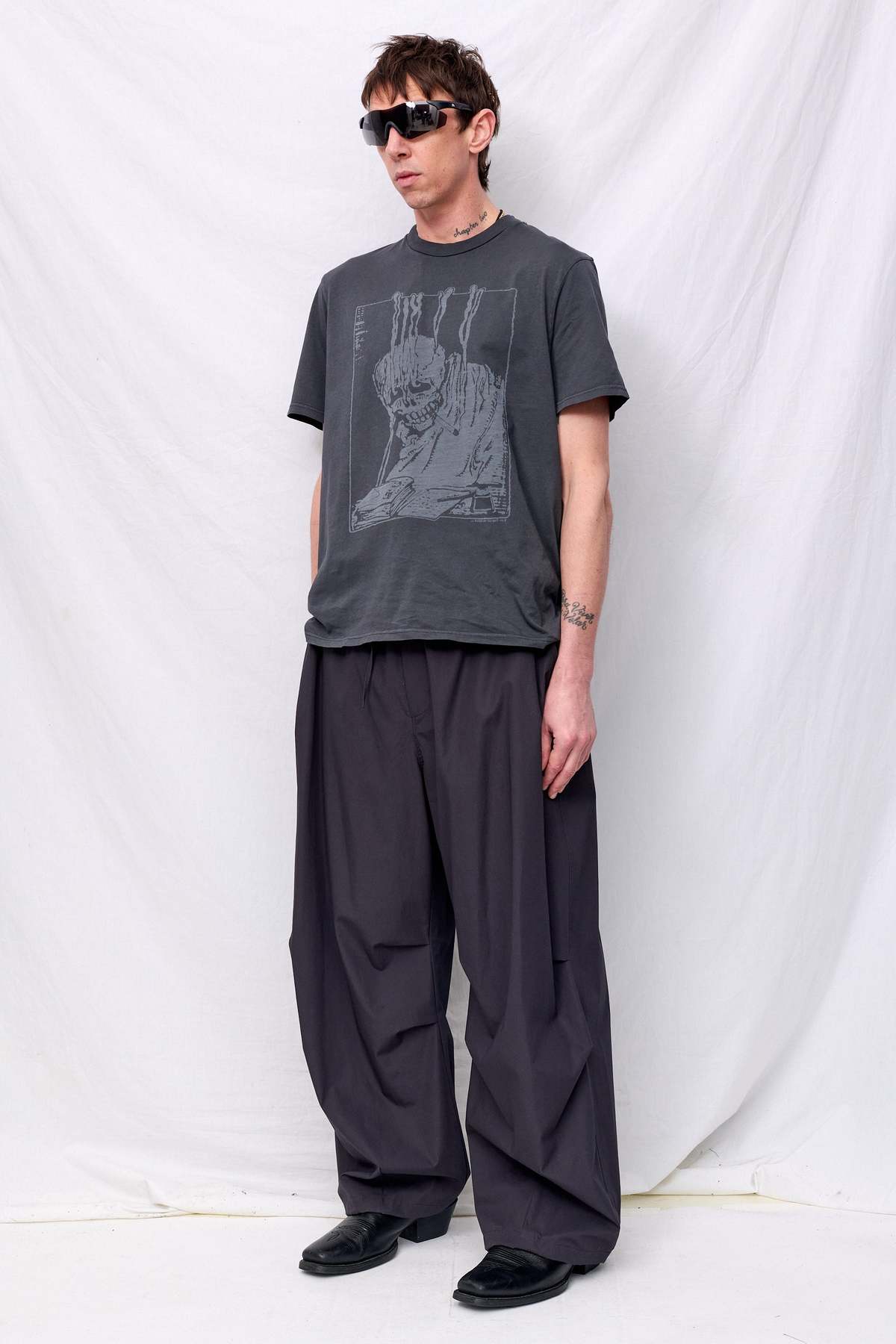 Our Legacy Angry Fan Mail Print Box T-Shirt - Image 3 of 4