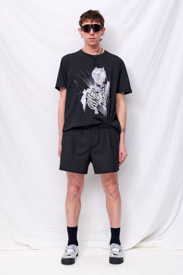 Our Legacy Baynoir Coast Seersucker Boxer Trunk