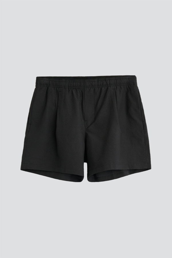 Our Legacy Baynoir Coast Seersucker Boxer Trunk