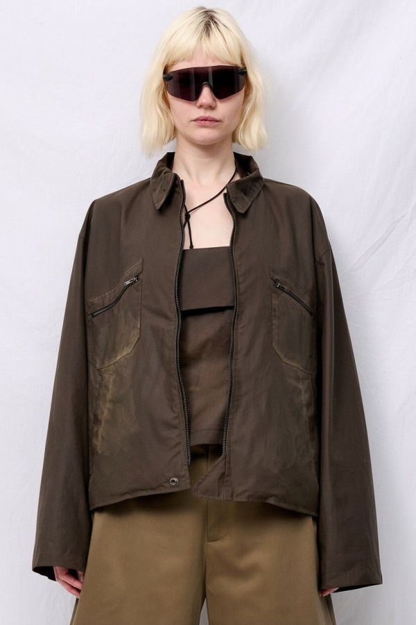 Assembly Wax Pocket Zip Jacket