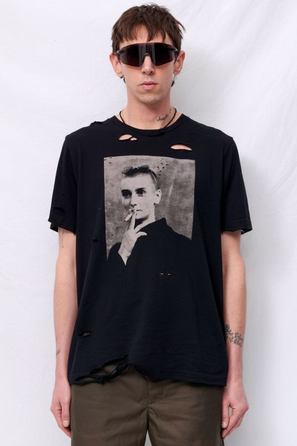 Distressed Black Sinead T-Shirt
