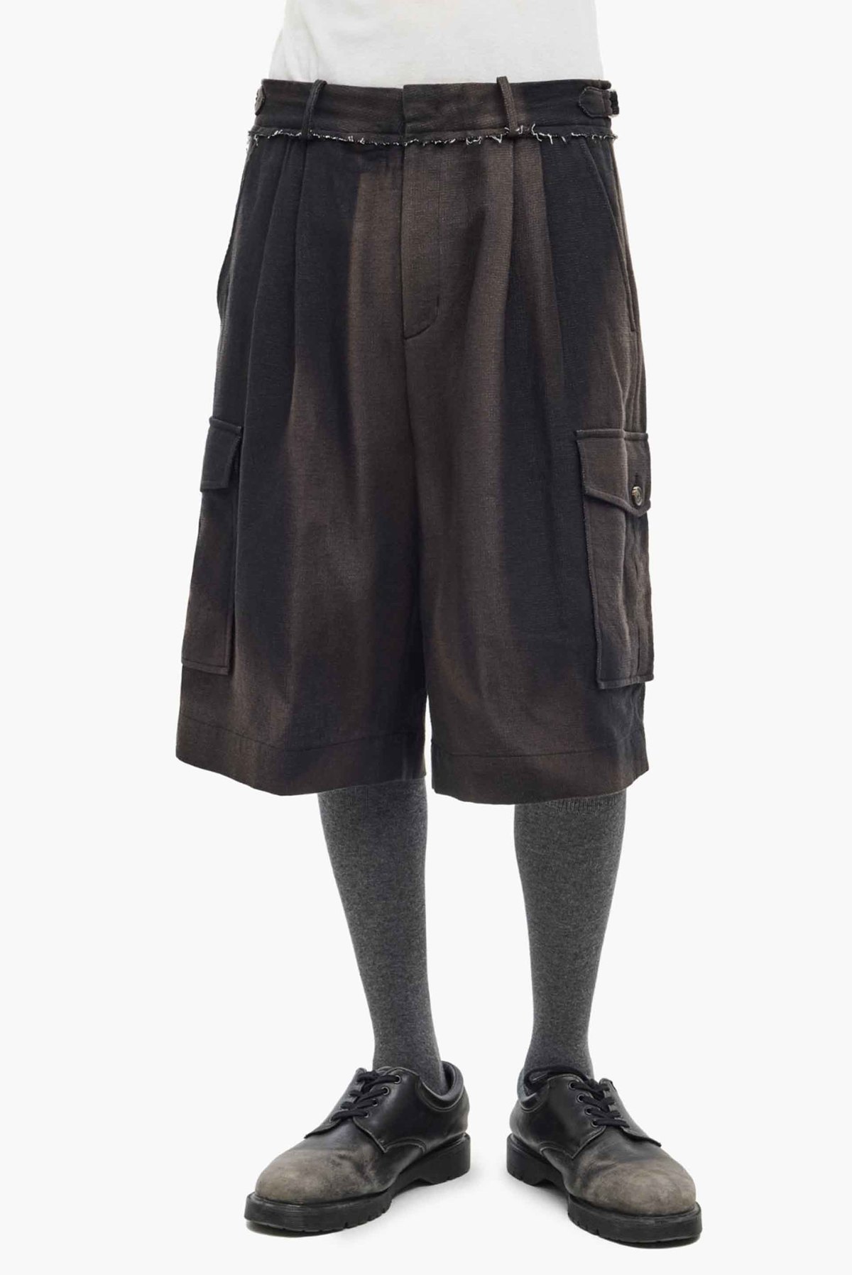 JiyongKim Sun Bleached Multi Pocket Trousers - Image 2 of 5