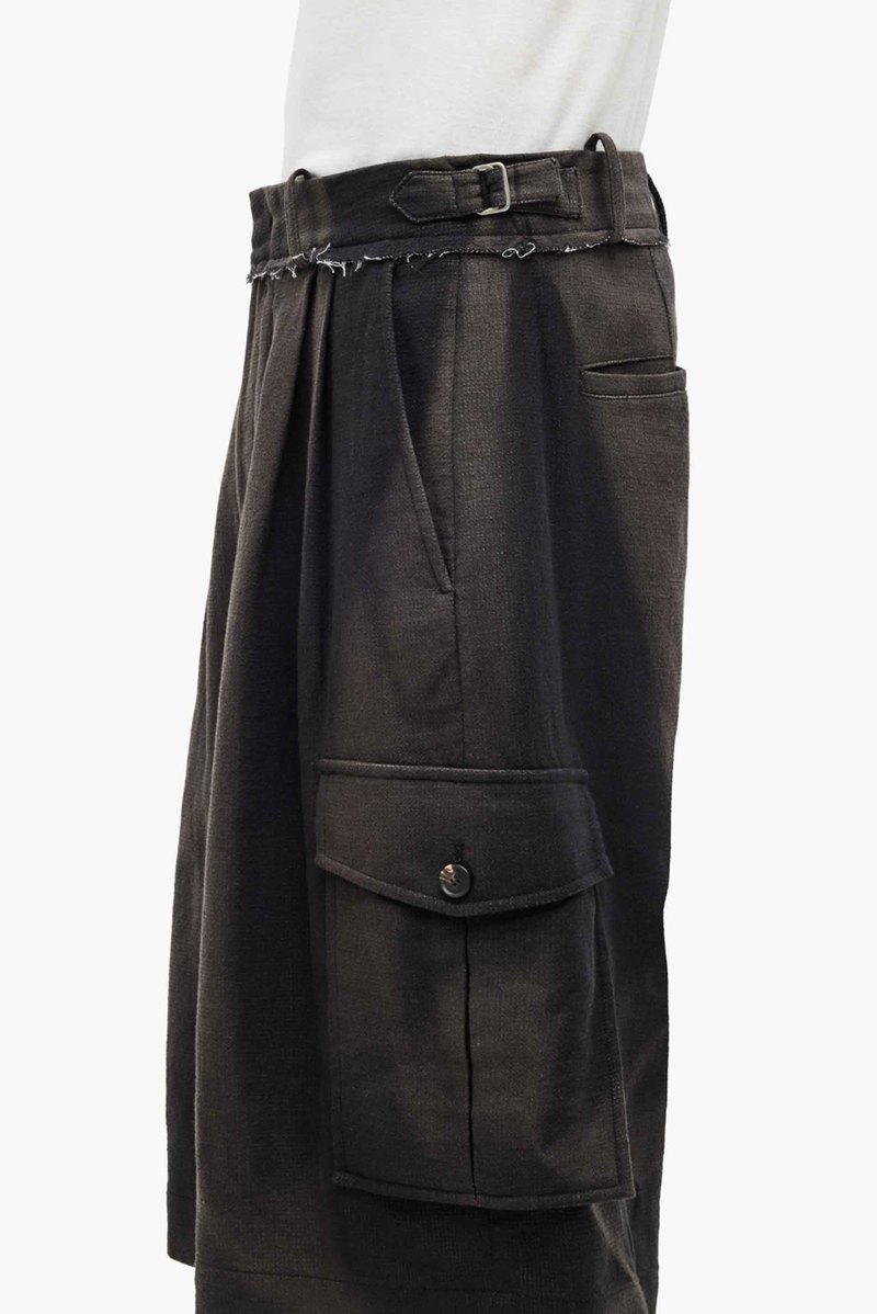 JiyongKim Sun Bleached Multi Pocket Trousers