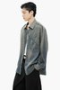 JiyongKim Sun Bleached Raw Edge Shirt - Thumbnail 2