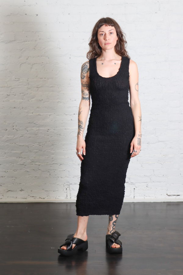Enza Costa Dimension Tank Maxi Dress - Black