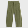 Frank & Eileen Bray Twill Barrel Pants - Olive - Thumbnail 4