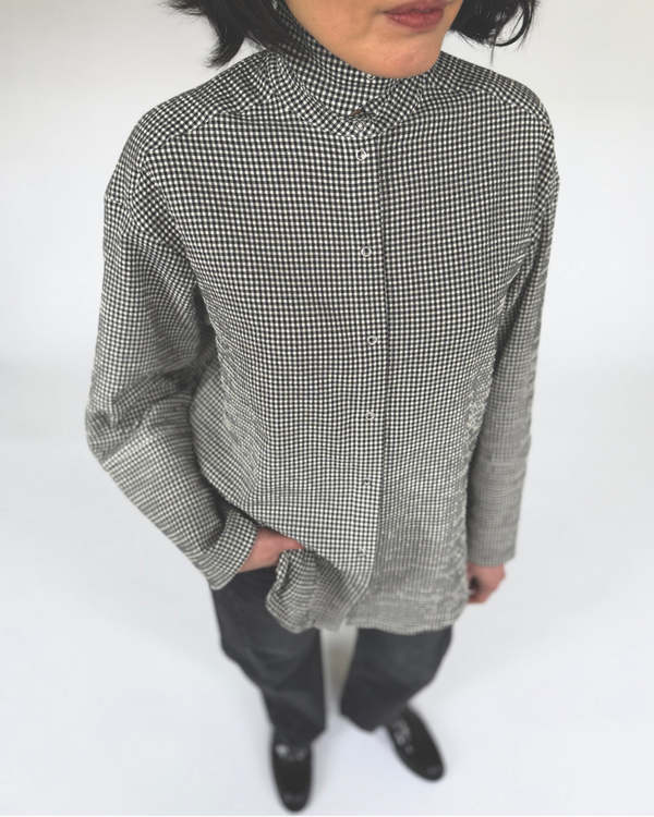 Roseanna Ally Shirt - Black Gingham