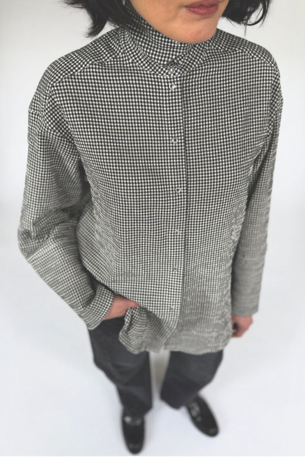 Roseanna Ally Shirt - Black Gingham