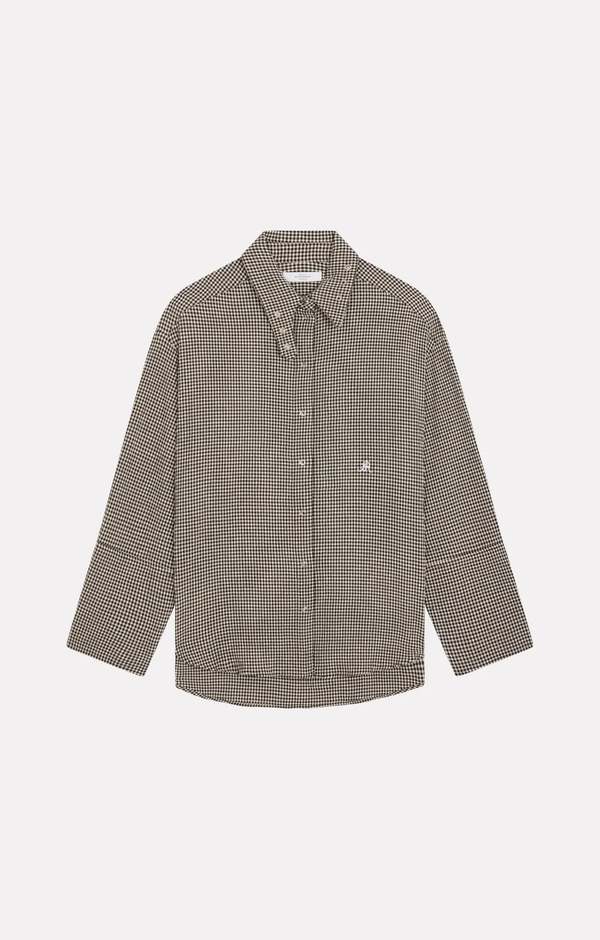 Roseanna Ally Shirt - Black Gingham