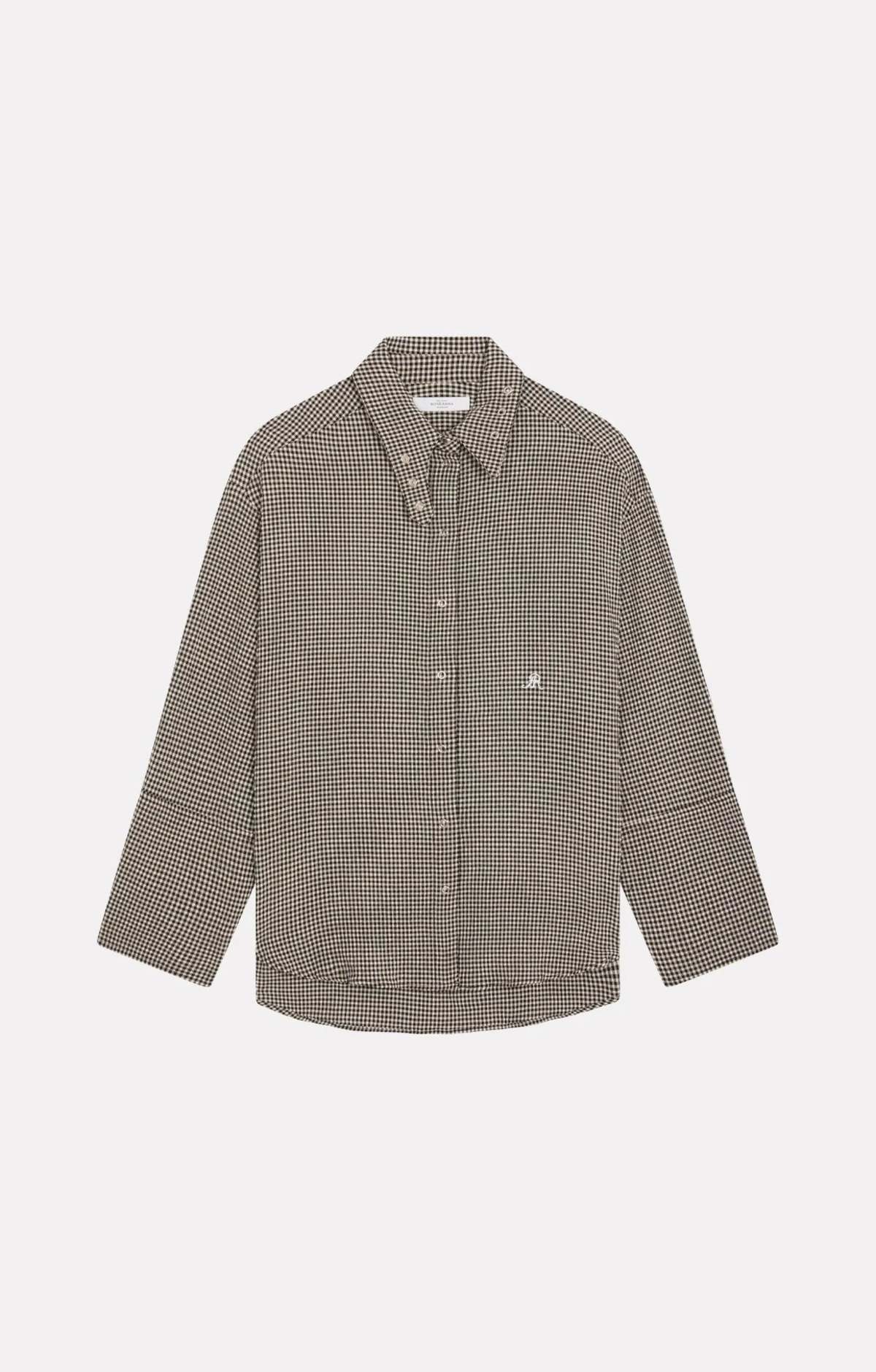 Roseanna Ally Shirt - Black Gingham - Image 3 of 3