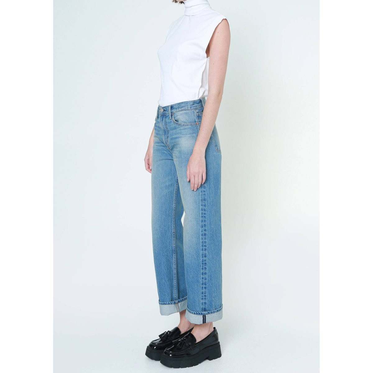 Noend Denim Selma Loose Straight: Philadelphia Wash Jeans - Image 4 of 6