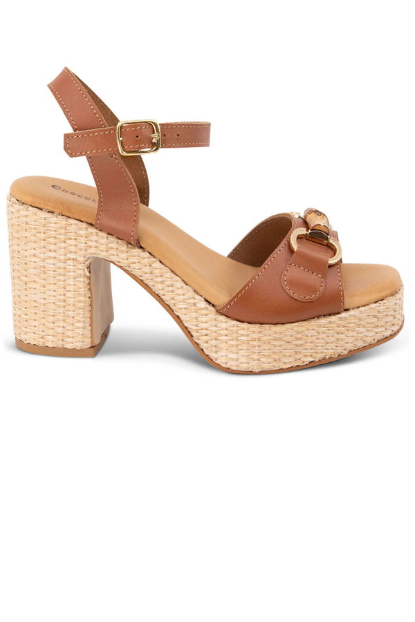 Chocolat Blu Mel Leather Sandal