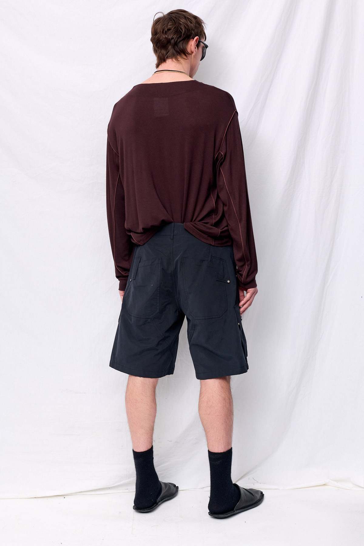SERAPIS Black Cargo Shorts - Image 4 of 4