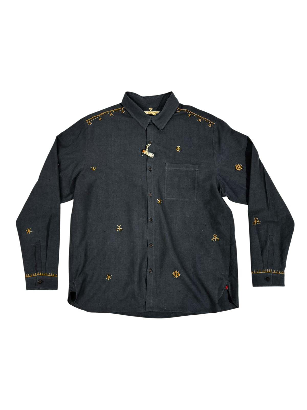 11.11 ELEVEN ELEVEN Lovers Indigo Shirt - Image 1 of 4