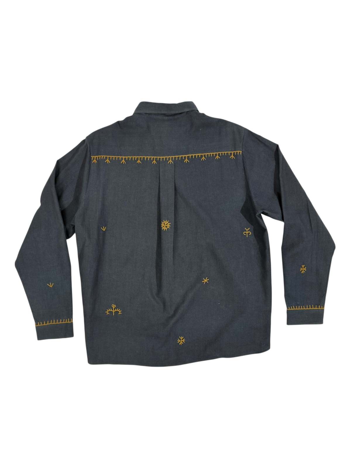 11.11 ELEVEN ELEVEN Lovers Indigo Shirt - Image 2 of 4