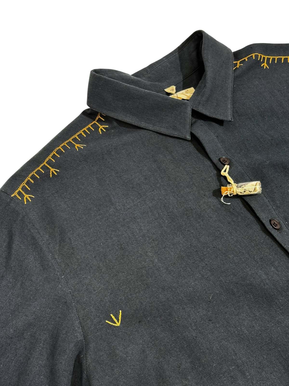 11.11 ELEVEN ELEVEN Lovers Indigo Shirt - Image 4 of 4