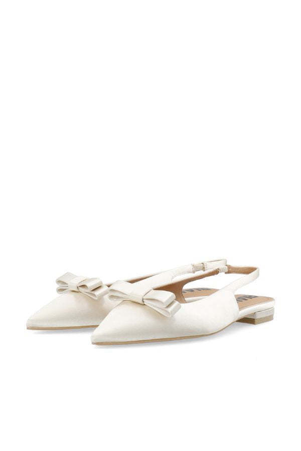 BIANCO Biabari Slingback Flats - Off White