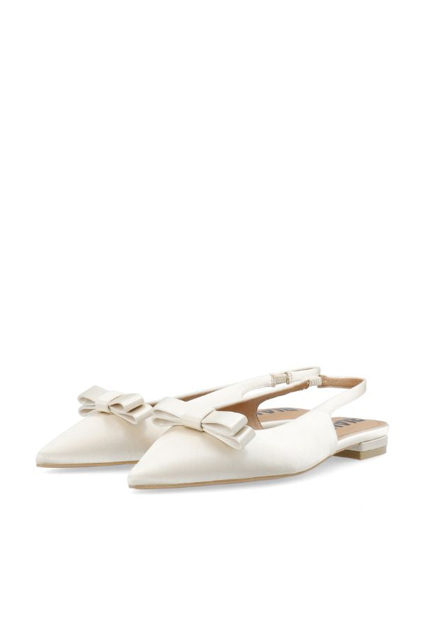 BIANCO Biabari Slingback Flats - Off White