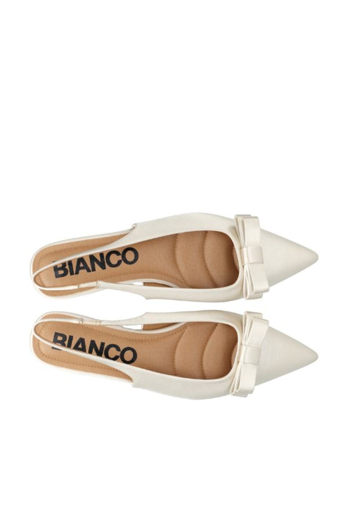 BIANCO Biabari Slingback Flats - Off White - Image 7 of 8
