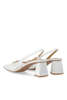 BIANCO Biamaralyn Bow Slingback Heels - White Lace - Thumbnail 4