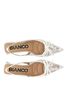 BIANCO Biamaralyn Bow Slingback Heels - White Lace - Thumbnail 6