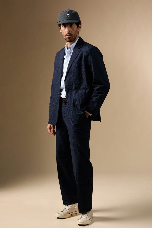 Portuguese Flannel Atlantico Blazer - Navy