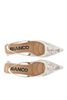 BIANCO Biamaralyn Lace Slingback Heels - White Lace - Thumbnail 6