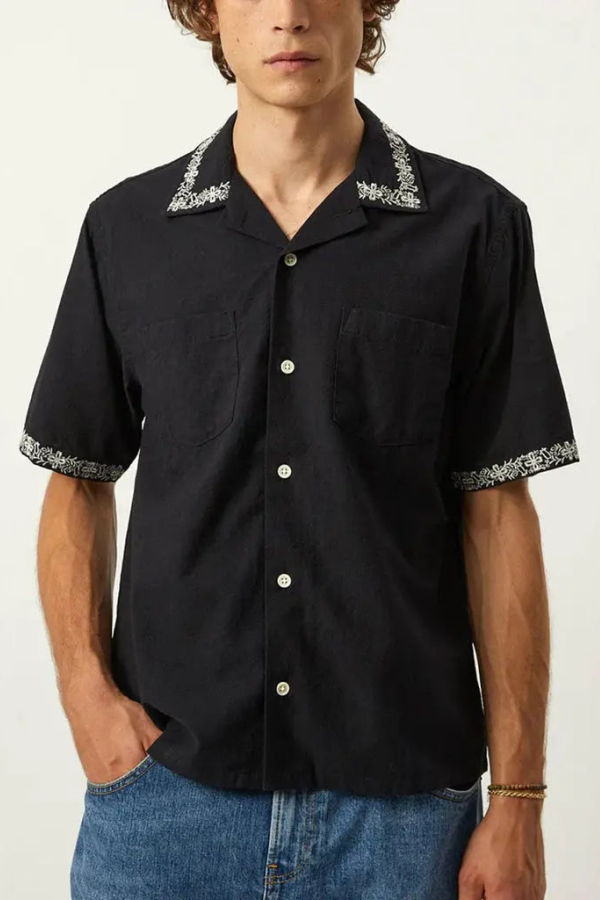 Corridor Harmony Embroidered Shirt - Black