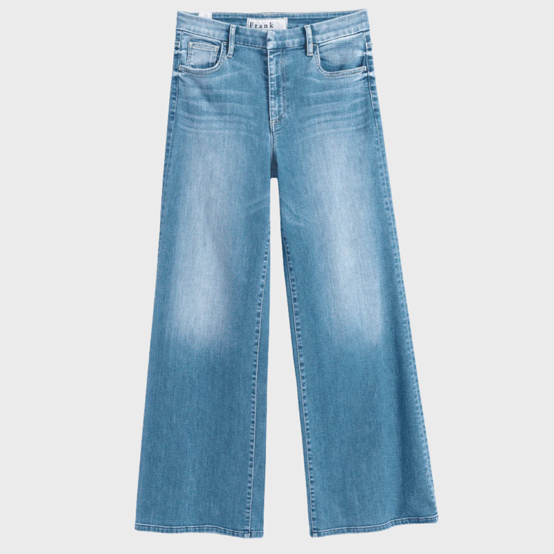 Frank & Eileen East Galway Long Gaucho Jeans - Blue