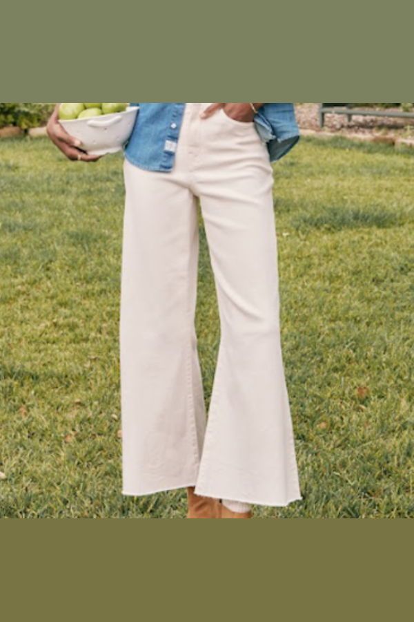 Frank & Eileen Galway Wide-Leg Jean - Natural