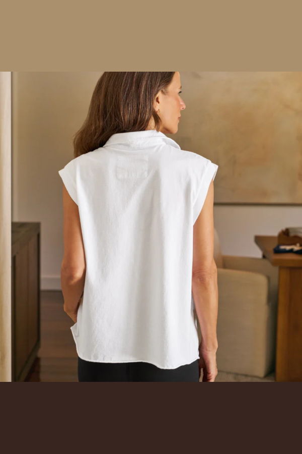 Frank & Eileen Olivia Popover Collar Tank