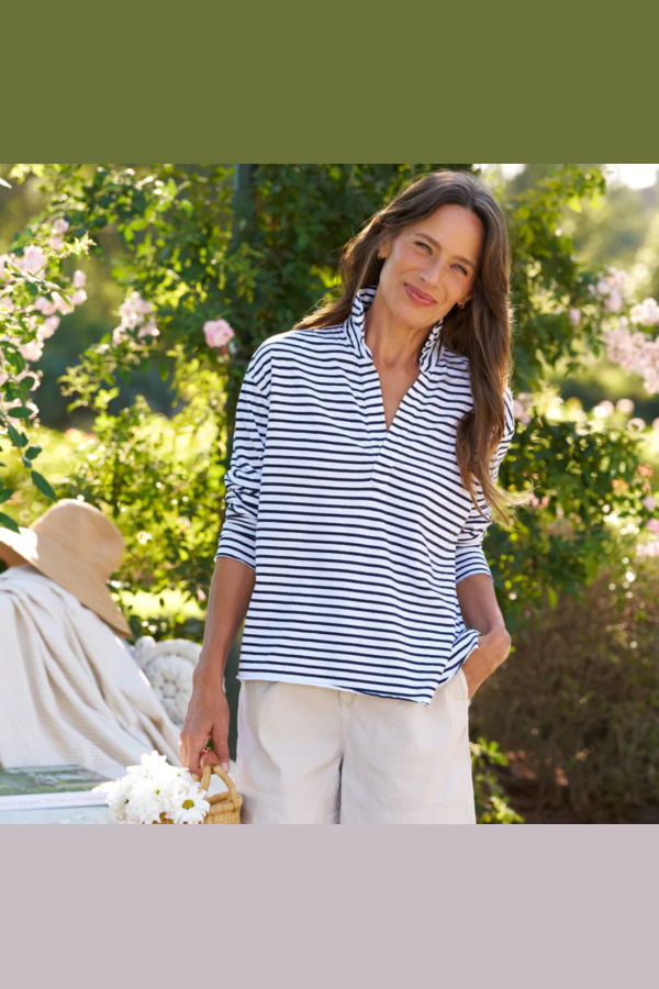 Frank & Eileen Patrick Popover Henley Top