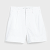 Frank & Eileen Waterford Walking Shorts - White Performance Linen - Thumbnail 4