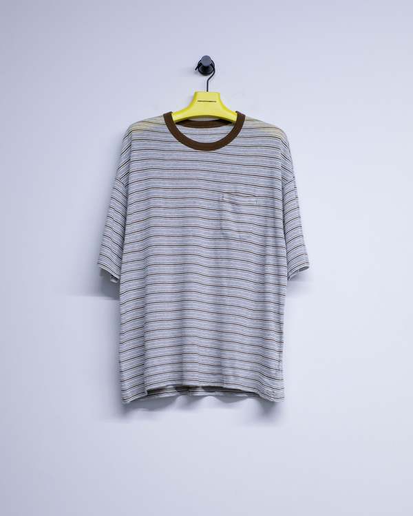 Visvim Fine Wool Mondo Border Short Sleeve Tee