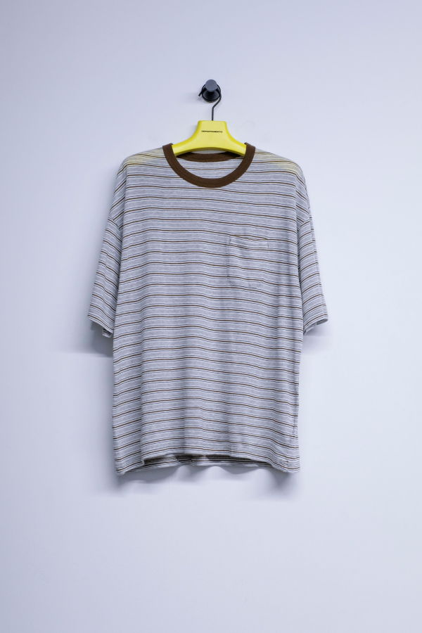 Visvim Fine Wool Mondo Border Short Sleeve Tee