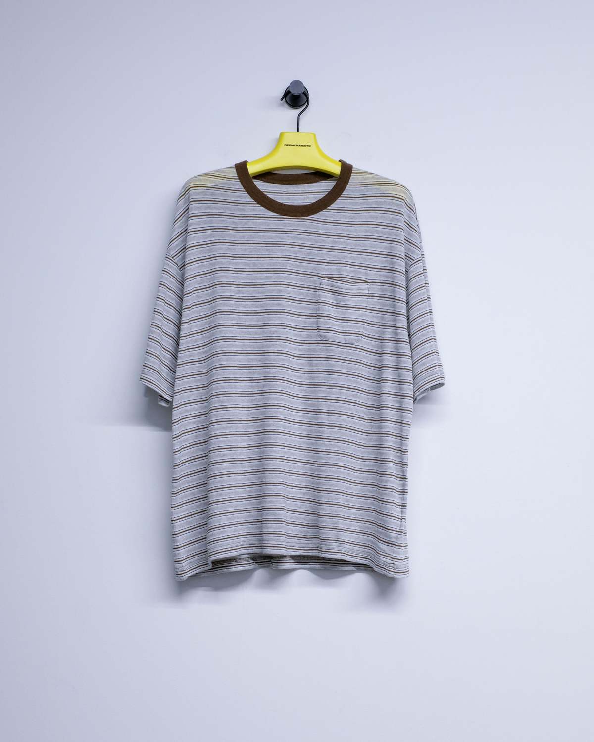 Visvim Fine Wool Mondo Border Short Sleeve Tee - Image 1 of 2