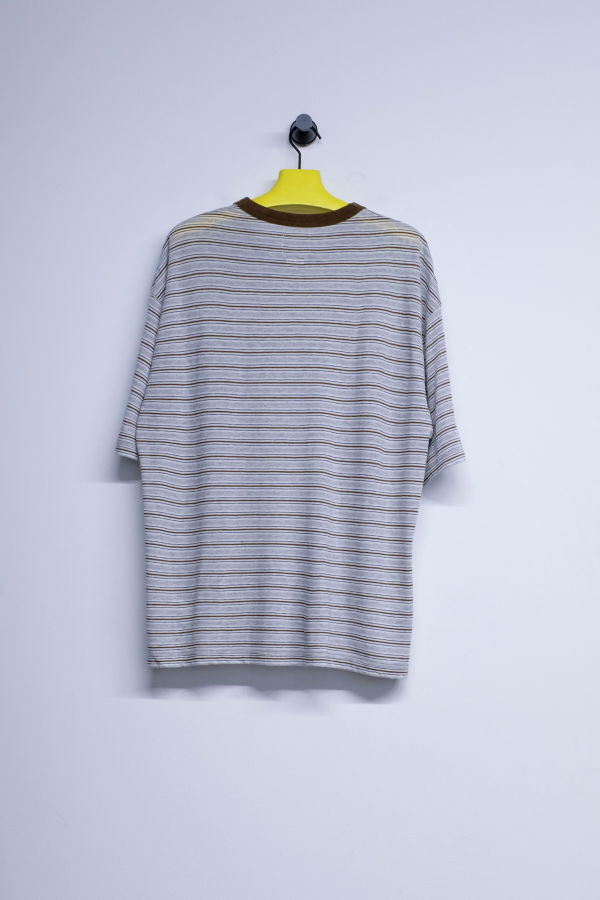 Visvim Fine Wool Mondo Border Short Sleeve Tee