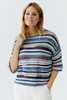 OUI FASHION Striped 3D Knit Sweater - Thumbnail 4