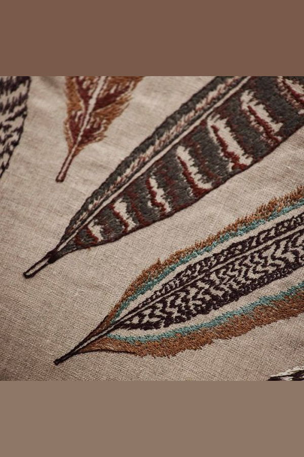 Coral & Tusk Pillow Cover - Mushroom & Ferns