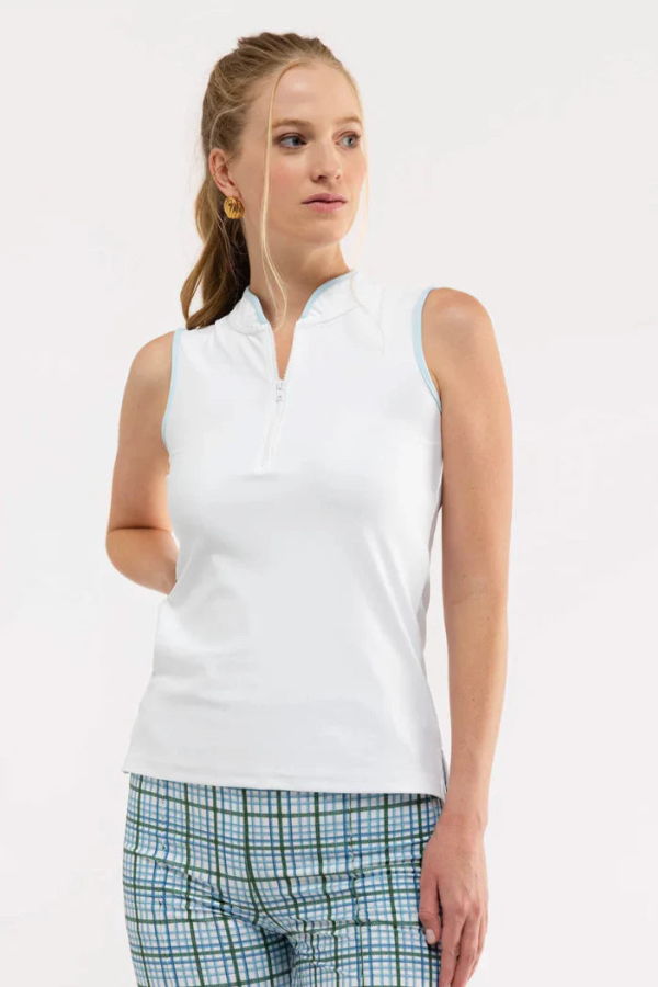 Smith & Quinn Kennedy Top - White/SeaSalt