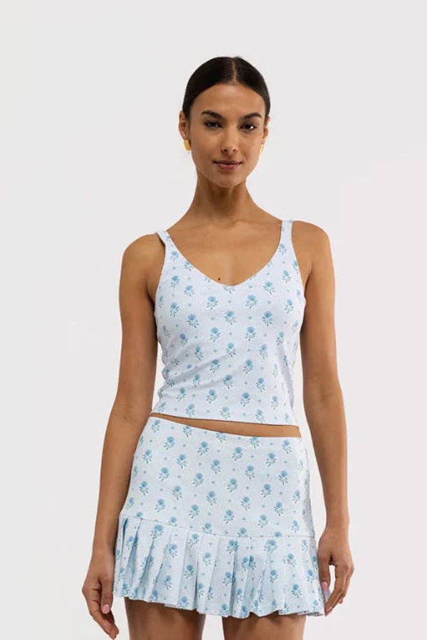 Smith & Quinn Soline Tank Top - Blue Dot Floral