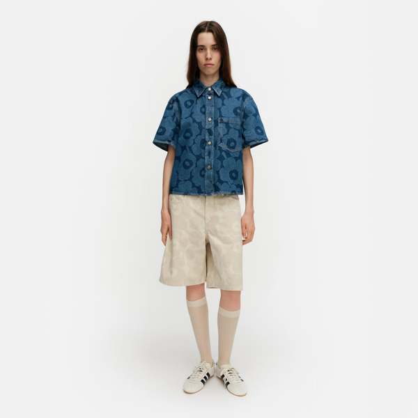 Marimekko Kuvata Denim Shirt - Indigo Marimekko Kuvata Denim Shirt - Indigo