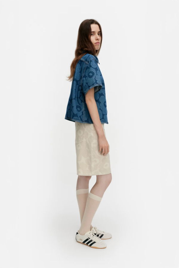 Marimekko Kuvata Denim Shirt - Indigo
